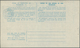 14414 Irland - Ganzsachen: 1927, Irish Harp 1 Sh. Blue Telegram Form With Margin At Left, Unused, Fine (FA - Entiers Postaux