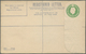 14421 Irland - Ganzsachen: British Dominion: 1922, King Georg V. 5 D. Pale Green Registered Envelope, Size - Entiers Postaux
