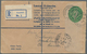 14434 Irland - Ganzsachen: 1942, Irish Harp 5 1/2 D. Pale Green Registered Envelope Without Cotton Scrim L - Entiers Postaux