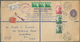 14436 Irland - Ganzsachen: 1948, Irish Harp 6 1/2 D. Violett Registered Envelope, Size K With Additional F - Ganzsachen