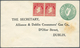 Delcampe - 14439 Irland - Ganzsachen: Alliance & Dublin Consumers' Gas Co., Dublin: 1/2 D. Pale Green, 1 D. Red And 2 - Entiers Postaux