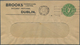 14441 Irland - Ganzsachen: Brooks,, Thomas & Co.: 1926, 1/2 D. Pale Green Window Envelope Used From "BAILE - Ganzsachen