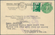 14444 Irland - Ganzsachen: Brooks, Thomas & Co.: 1939, 1/2 D. Pale Green Question Card With Additional Fra - Entiers Postaux