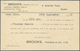 14444 Irland - Ganzsachen: Brooks, Thomas & Co.: 1939, 1/2 D. Pale Green Question Card With Additional Fra - Ganzsachen