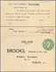 14446 Irland - Ganzsachen: Brooks,, Thomas & Co.: 1948, 1 1/2 D. Pale Violet And 2 D. Olive Gren, Double C - Ganzsachen