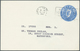 14447 Irland - Ganzsachen: Cadbury: 1967, 3 D. Blue Card With Black Print On Reverse, Used From "BAILE ÁTH - Entiers Postaux