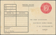 14468 Irland - Ganzsachen: Electricity Supply Board: 1951, 1 D. Red Printed Matter Card, Unused (filled In - Ganzsachen