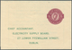 14470 Irland - Ganzsachen: Electricity Supply Board: 1956, 1 1/2 D. Violett Letter Sheet With Code "E.S.B. - Ganzsachen