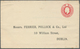 14493 Irland - Ganzsachen: Ferrier, Pollack & Co., Ltd. Dublin: 1902, King Eduard VII. 1 D. Letter Sheet, - Ganzsachen