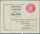 14512 Irland - Ganzsachen: The National Library: 1960, 1 D. Red Gummed Label "Embossed Literature For The - Ganzsachen