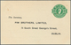 14524 Irland - Ganzsachen: Pim Brothers, Ltd., Dublin: 1947, 1/2 D. Pale Green "proxy" Card, Text In Black - Ganzsachen