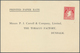 14531 Irland - Ganzsachen: P.J. Carroll & Co., Ldt., Dundalk: 1950/51, Two Different "proxy"-cards Without - Ganzsachen