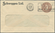 14538 Irland - Ganzsachen: Schweppes Ltd.: 1951, 2 1/2 D. Brown Window Envelope (edge Window), Used From " - Ganzsachen