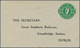 Delcampe - 14540 Irland - Ganzsachen: Great Southern Railways: 1929, 1/2 D. Pale Green Envelope (grey Paper), Four Co - Ganzsachen