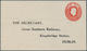 14542 Irland - Ganzsachen: Great Southern Railways: 1939, King Georg VI. 1/2 D. Pale Green And 1 D. Red En - Ganzsachen