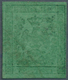 14655 Italien - Altitalienische Staaten: Modena: 1852: 25 Black On Green (error Of Color, Green Instead Of - Modène
