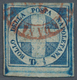 14664 Italien - Altitalienische Staaten: Neapel: 1860: 1/2 Tornese "Crocetta", Used, Good Margins, Thin Sp - Naples