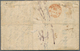 14681 Italien - Altitalienische Staaten: Sardinien: 1859: 10 C Purple Brown And 3x 20 C Dark Blue On Lette - Sardinien