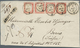 14687 Italien - Altitalienische Staaten: Sardinien: 1855: Fourth Emission, 40 Cent. Carmine Red, 1859 Prin - Sardaigne