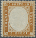 14709 Italien: 1862, 10c. Brown, Better Shade, Fresh Colour, Normally Perforated, Mint O.g., Creasing At U - Poststempel