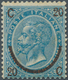 14725 Italien: 1865, 20c. On 15cmi. Blue, Type II, Fresh Colour, Well Perforated, Unmounted Mint, Toning S - Poststempel
