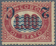 14727 Italien: 1878, Newspaper Stamp: Official Stamp With INVERTED Blue Overprint 2 C On 1.00 L, Unused Wi - Marcophilie