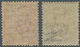 14735 Italien: 1901, 40c. Brown And 50c. Violet, Fresh Colour And Well Perforated, Unmounted Mint, Signed - Poststempel