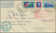 14757 Italien: 1933, Mass Flight Triptych 5.25 + 44.75 L. "I-GIOR" On Well Preserved Registered Letter ROM - Poststempel