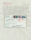 14758 Italien: 1933, Mass Flight Triptych 5.25 + 44.75 L. "I-ROVI" On Well Preserved Registered Letter ROM - Poststempel