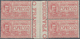 14780 Italien - Zusammendrucke: 1925: 70 C Express Stamp, Block Of Four With Horizontal Gutter Inbetween. - Ohne Zuordnung