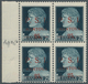 14837 Italien - Lokalausgaben 1944/45 - Mantova: 1944, 25 On 25l. Slate, Marginal Block Of Four, Unmounted - Sonstige & Ohne Zuordnung