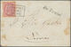 14843 Italienische Post Im Ausland - Allgemeine Ausgabe: 1866, Letter Franked With 40 Centesimi Via Ship M - Autres & Non Classés