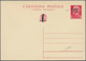 14865 Italien - Ganzsachen: 1944, Overprint Issue 75 C. Postal Stationery Card, Unused, Fine, Signed Rayba - Ganzsachen