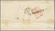 14874 Italien - Stempel: 1861. Cover To Naples With Uncancelled Sardinia 20 C Blue With Red L2 "ARRIVO A N - Storia Postale