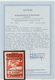 14884 Jugoslawien: 1918, Express Stamp 5 H. Cyrillic Overprint In Red Instead Of Black, Extremely Rare, Si - Briefe U. Dokumente