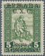 14885 Jugoslawien: 1918, Postal Stamp 5 + 2 (H) With Black Overprint In Cyrillic Writing, Signed Zrinjscak - Briefe U. Dokumente