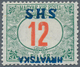 14897 Jugoslawien - Portomarken: 1918, Postage Due Stamp 12 F Of Hungary With INVERTED Overprint "HRVATSKA - Timbres-taxe