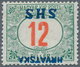 14897 Jugoslawien - Portomarken: 1918, Postage Due Stamp 12 F Of Hungary With INVERTED Overprint "HRVATSKA - Portomarken