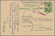 14899 Jugoslawien - Ganzsachen: 1941, 1 D Green Yugoslavian Postal Stationery Card Used In Croatia From Ko - Ganzsachen