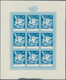 14907 Kroatien: 1944, Officials Of The Post Office And The Railway 16 K. - 32 K., Each Five Imperforated S - Kroatien