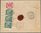 14927 Lettland: 1919, Provisional Money Letter With Franking On Reverse From SAKA 30.8.19, With Another Po - Lettland