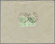 14938 Lettland: 1926, 2 X 5 S Yellow-green And 15 S Red-brown Mixed Franking On Cover From RIGA, 4.1.26, V - Lettland