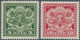 14944 Lettland: 1925, Serie 5 L. Und 10 L. Staatswappen, Tadellos Postfrisch - Lettonie