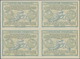 14995 Lettland - Ganzsachen: Design "Madrid" 1920 International Reply Coupon As Block Of Four 50 Santimi L - Lettonia