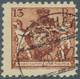 15011 Liechtenstein: 1924, 13 Rp. Freimarken-Ausgabe Glasklar Gestempelt Und Zeitgerecht, Stempel ESCHEN 2 - Lettres & Documents