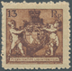15012 Liechtenstein: 1921, 13 Rp. Freimarken-Ausgabe, Postfrisch, Mit Plattenfehler "Farbfleck Unter Recht - Briefe U. Dokumente
