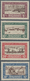 15018 Liechtenstein: 1928, Hochwassergeschädigte 5 Rp. - 30 Rp., Kompletter Postfrischer Satz In Einwandfr - Briefe U. Dokumente