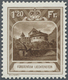 15027 Liechtenstein: 1930, 1.20 Fr., Schloss Vaduz, Gez. L 11 1/2, Postfr. Luxusstück. (SBK 550,-) - Lettres & Documents