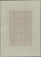 15038 Liechtenstein: 1935: 2 Fr Fürstin Elsa, Im Dekorativen, Kompletten 20er-Bogen, Ein Waagerechter Bug - Lettres & Documents