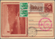 15076 Liechtenstein - Ganzsachen: 1936, 20 Rp. Bildpost GSK Bild Bendern ( 2 Kl. Einrisse Oben) Mit ZuF Un - Ganzsachen